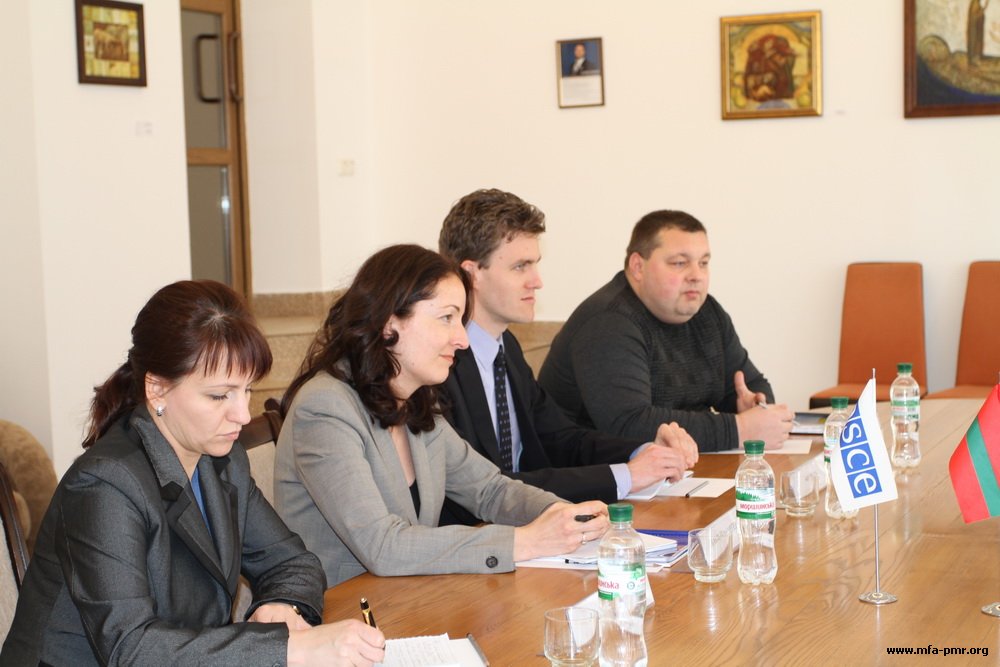 Leadership of the Pridnestrovian MFA Discussed Topical Issues in the Field of Education with the OSCE Experts
