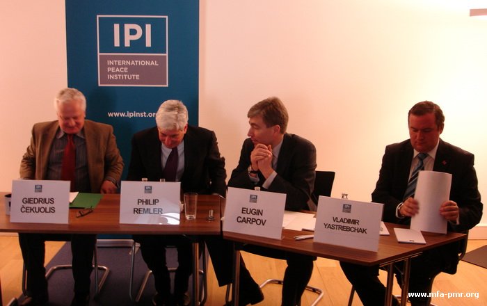 Об участии приднестровской делегации в Круглом столе, организованном Международным Институтом Мира