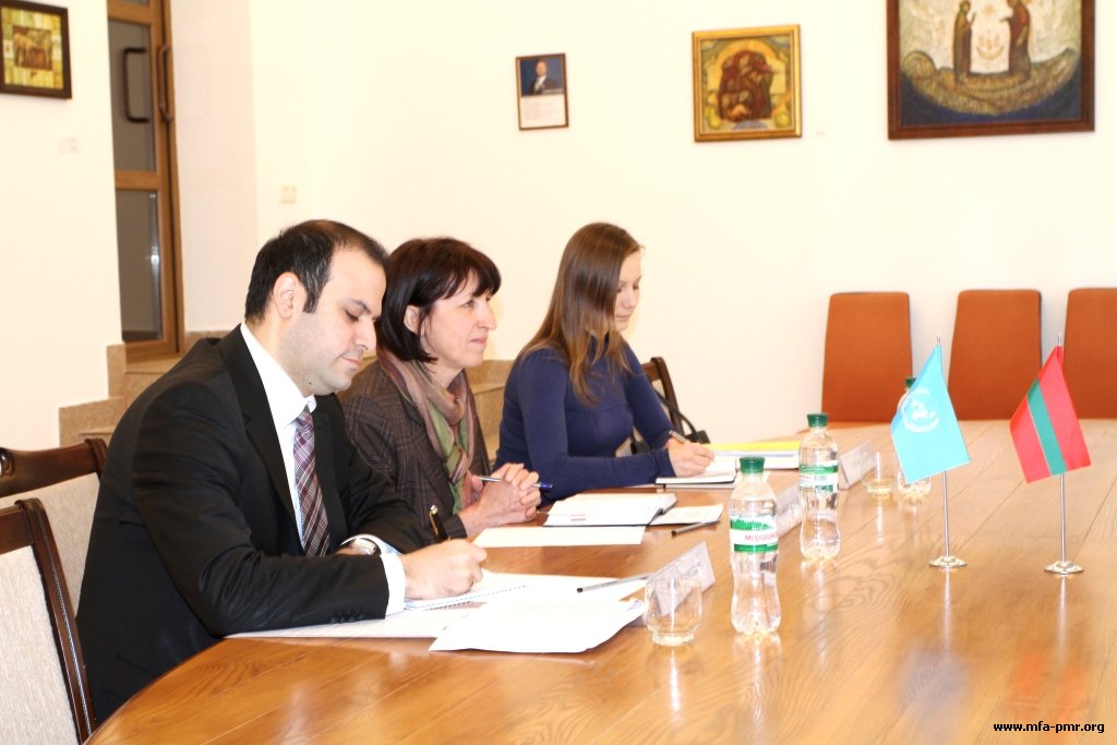 Meeting of Deputy Foreign Minister of the PMR Vitaly Ignatiev with the Delegation of UNICEF in Moldova