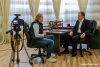 Президент ПМР Евгений Шевчук ответил на вопросы съемочной группы телеканала «Россия 24»